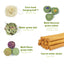 Small Pet Chew Toys Hay Treats For guinea pig Rabbit Hamster Gerbil Teeth Cleaning Toys Fun Teething Stick Toy Set Pet Supplies