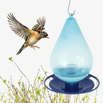 New Bird Flower Shaped Hanging Bird Feeder Birdbath For Garden Outdoor Decor,Yard Farm Supplies, Hummingbird Feeder Supplies