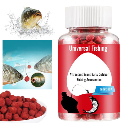Fish Attractant Fishing Groundbait Universal Concentrated Fish Bait Fishing Food Bait Aquatic Feed for Freshwater Fishing