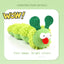 Cat plush toy pet amusing cat to relieve boredom interactive scratch-resistant and bite-resistant green animal toy